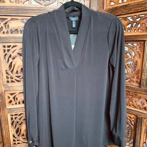 Jones New York vneck blouse NWT